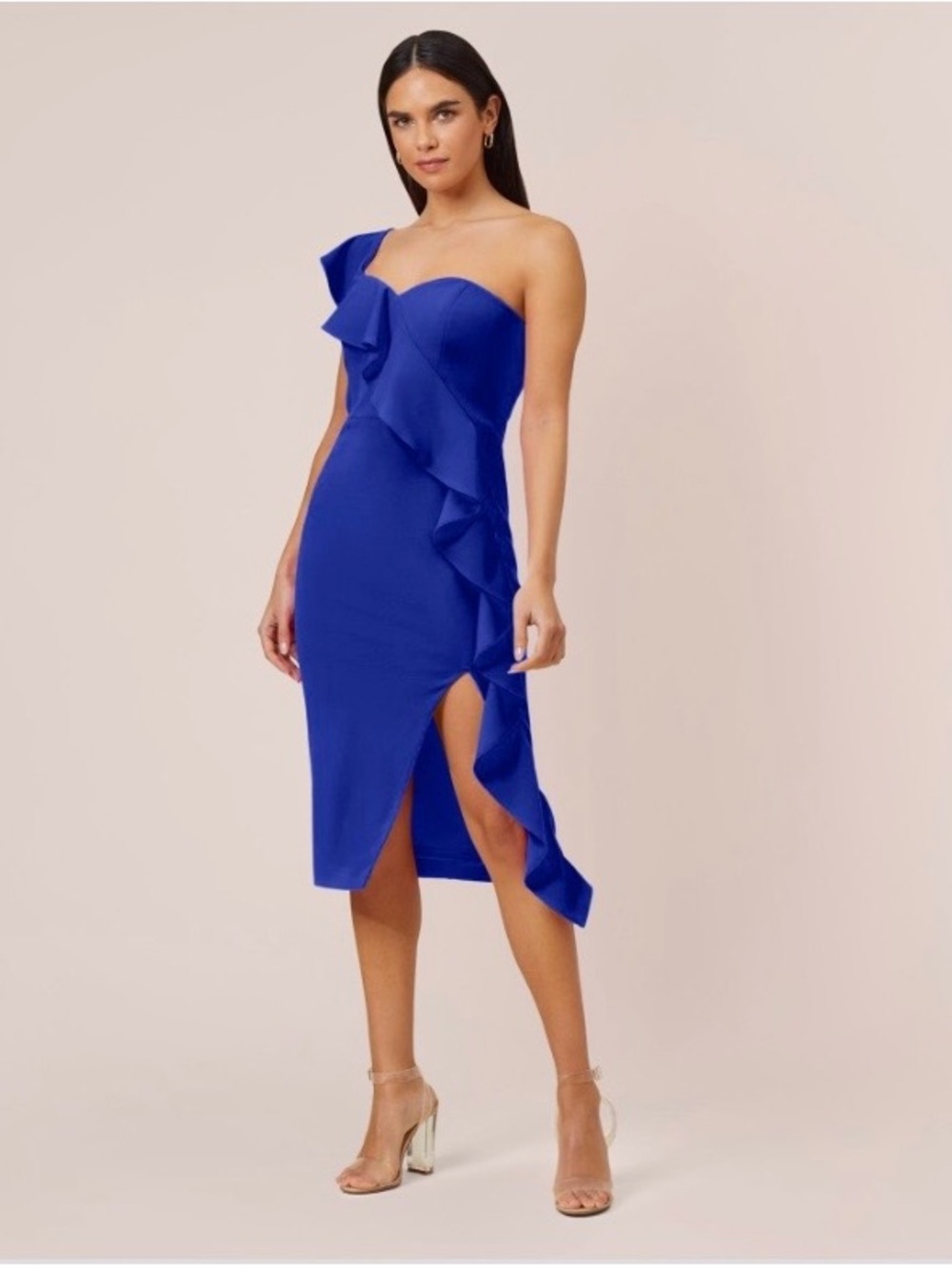 Aiden by Adrianna Papell Mattox Knit Crepe Cocktail Dress